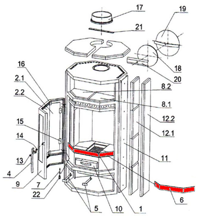 Oranier Tampere 8 grille verticale 3