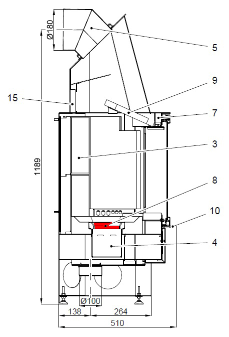 Haas+Sohn Prestige II 181.18 Ascherost Explosionszeichnung