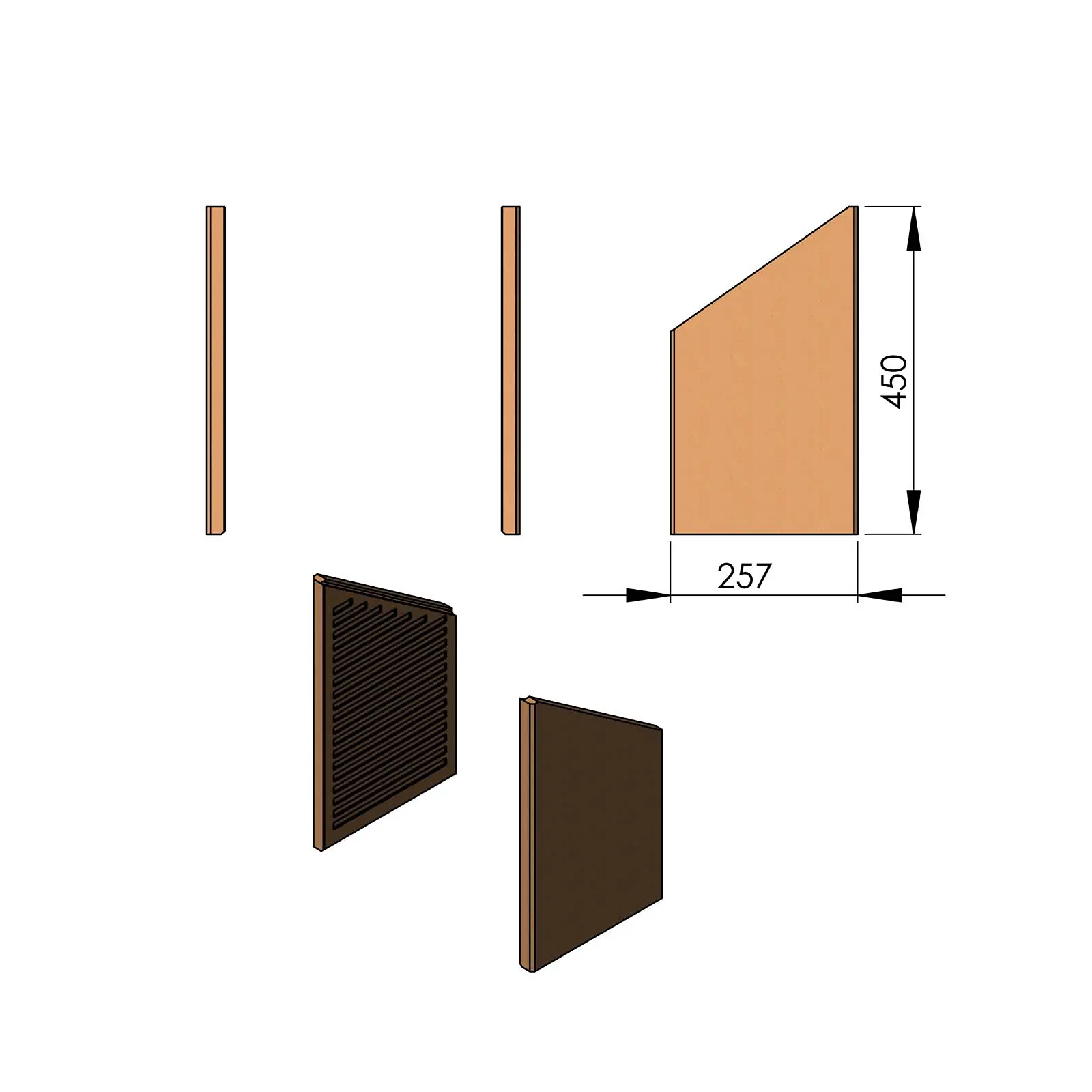 Termatech TT60 pierre latérale kit