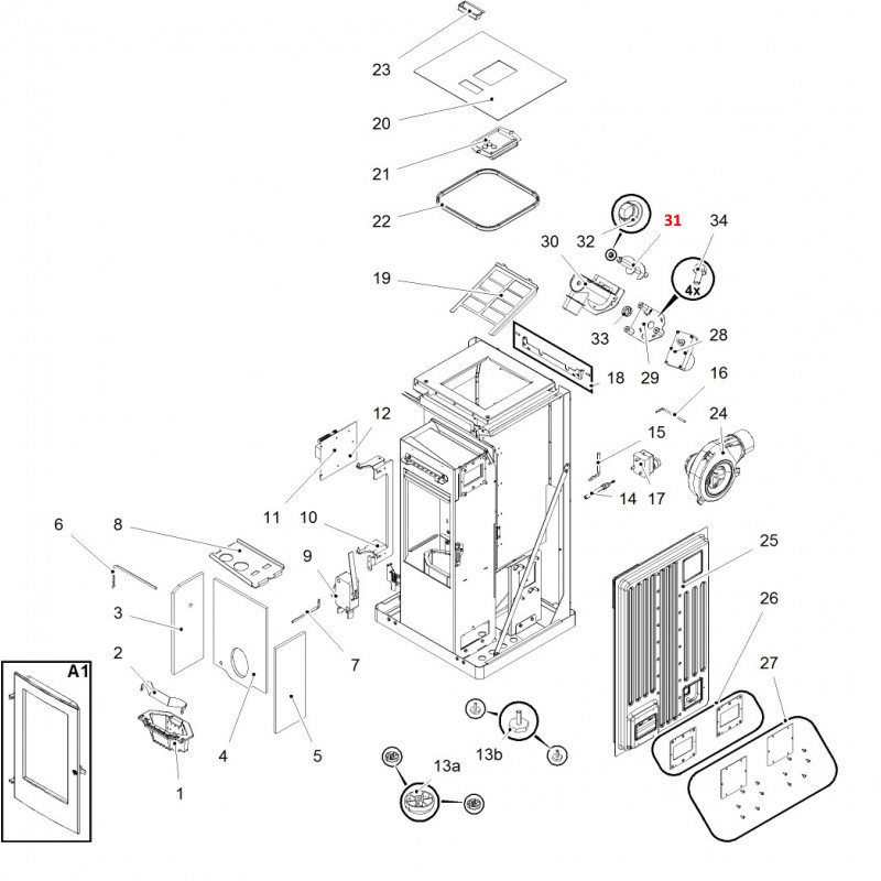 Haas+Sohn Pelletto III 434.08 convoyeur à vis