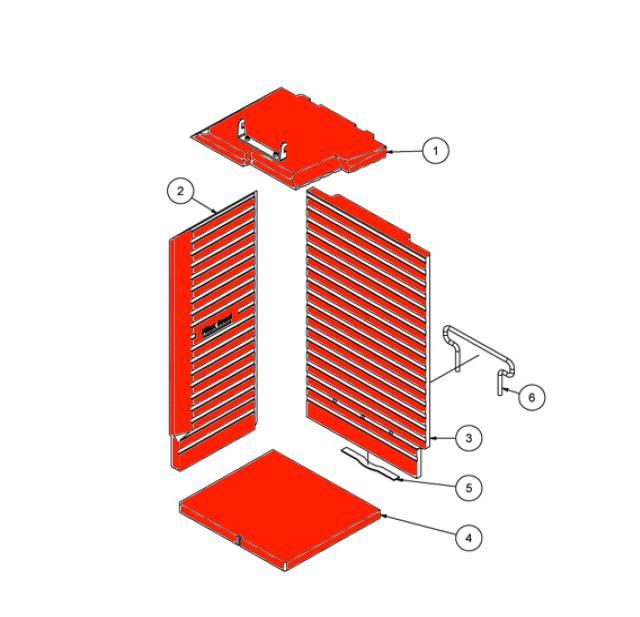 Attika Q-20 Feuerraumauskleidung Brennraumauskleidung