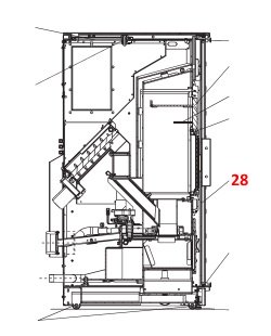 Wodtke ivo.tec water+ porte de chambre de combustion grand