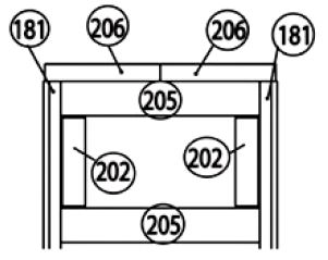 Haas-Sohn Ecoline 281.12 revêtement de chambre de combustion