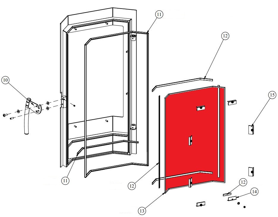 Fireplace Karthago Novo vitre