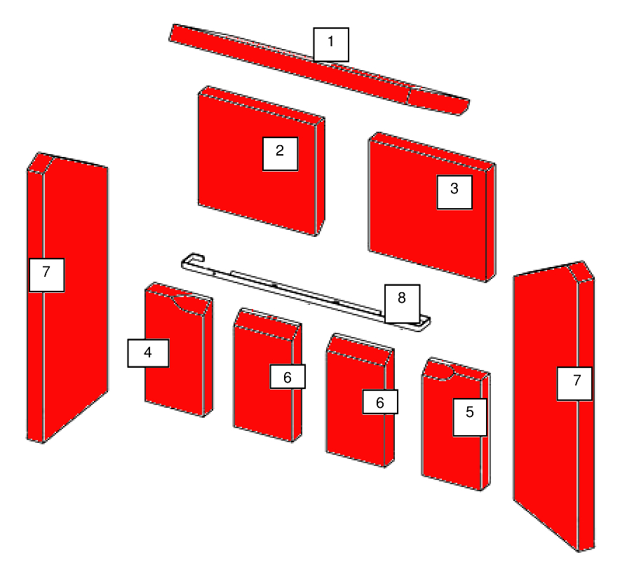 Wamsler Myra Feuerraumauskleidung Brennraumauskleidung