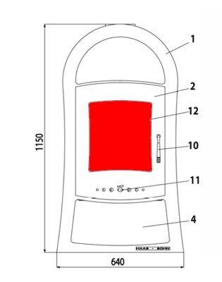 Haas+Sohn Vestre 268.17 vitre verre