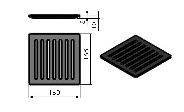 Termatech TT22 Ascherost Rostgitter