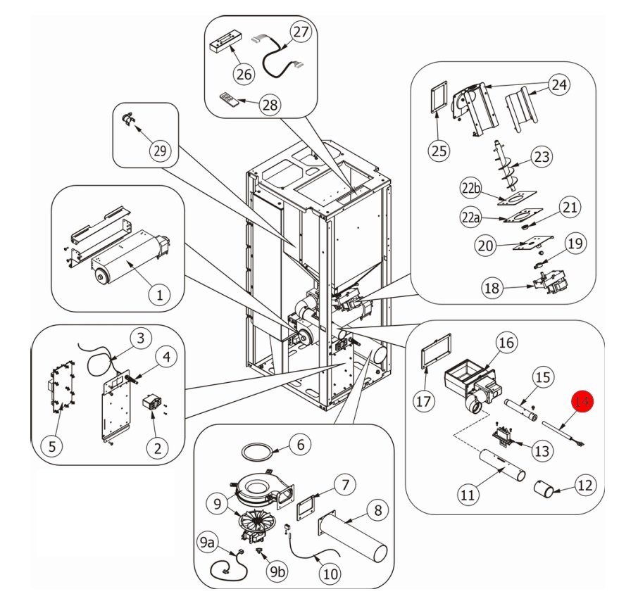 MCZ EGO-Air 1.0 cartouche d'allumage