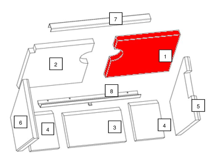 Wamsler F-Box Zugumlenkung rechts