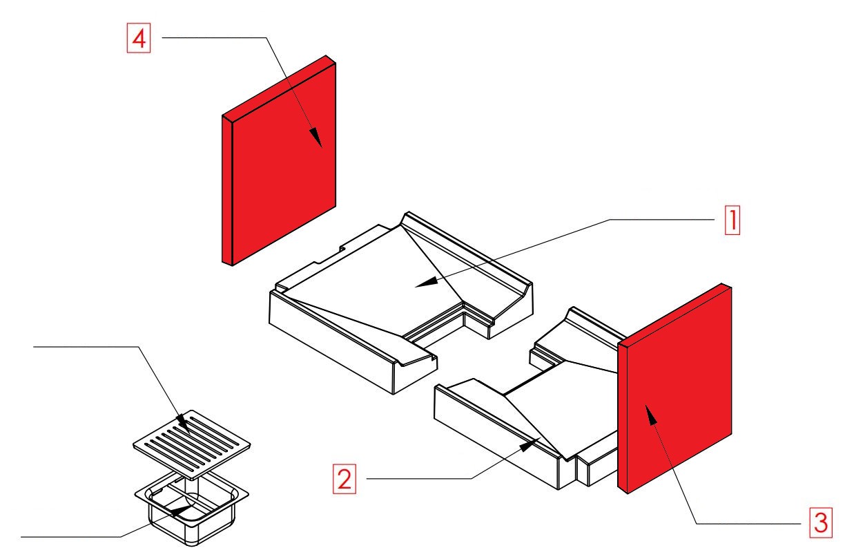 Spartherm Varia B-FDh pierre latérale kit A