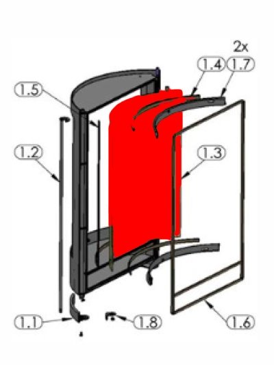 Oranier Pisa vitre