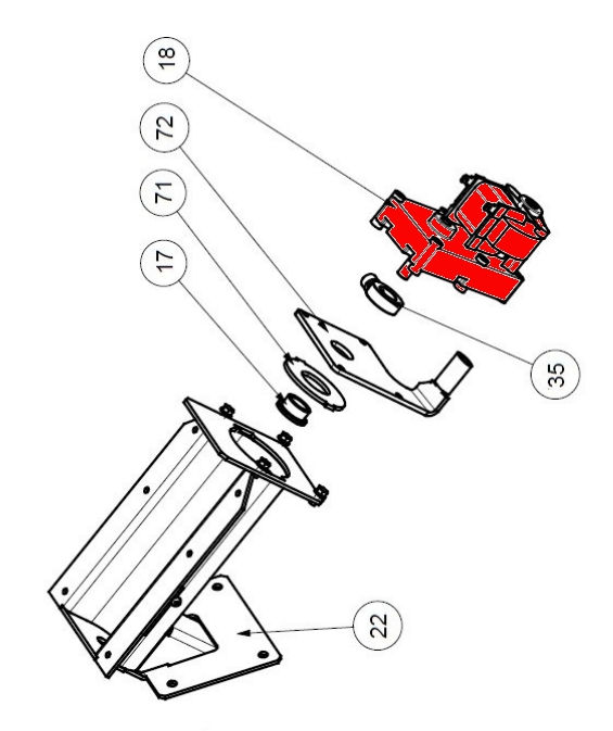 Wamsler WP 2-8 Schneckenmotor