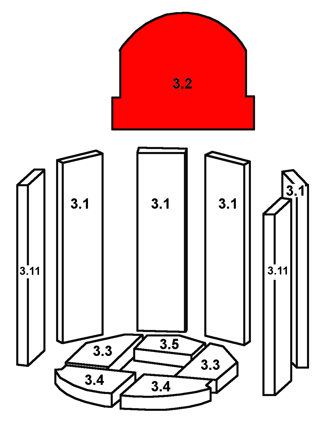 Oranier Troll Zugumlenkung B Flammenschild