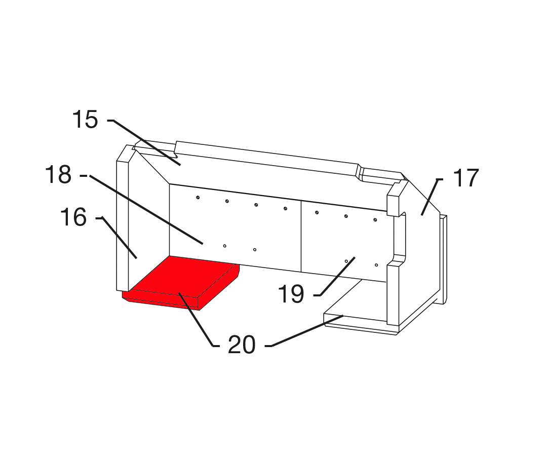 Heta Inspire 55H pierre de sole gauche