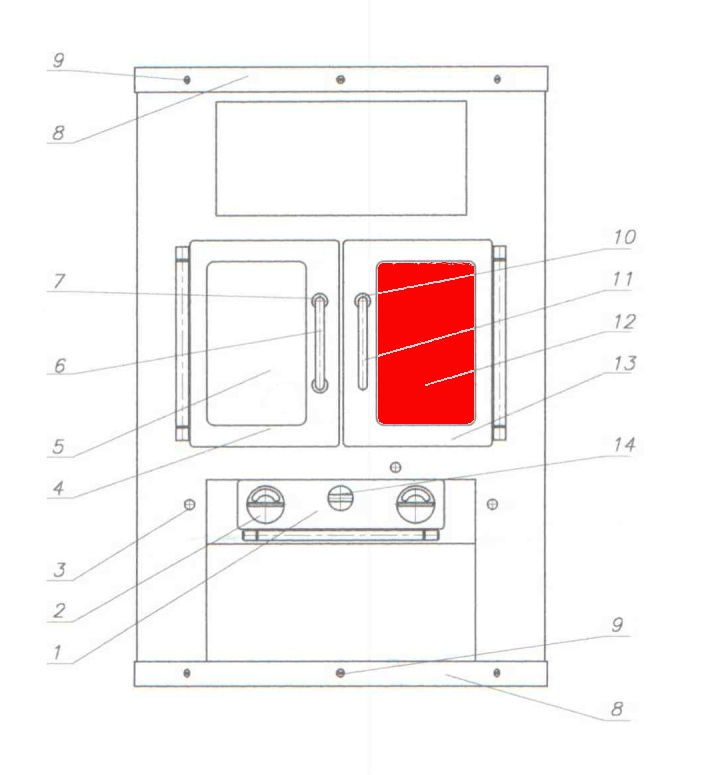 Fireplace Athen vitre droit A