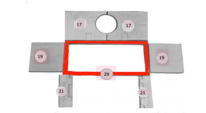 Haas-Sohn Alkor 183.10 fixation déflecteur