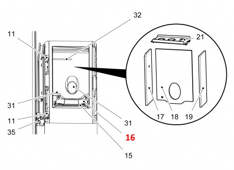 Haas+Sohn Pallazza II 519.08 Brennerkeil Keil