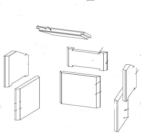 Fireplace Minas Feuerraumauskleidung Brennraumsteine