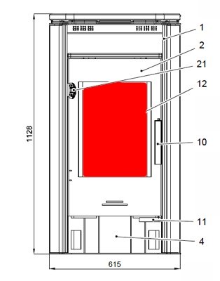 Haas+Sohn Eifel II 230.17 Sichtscheibe